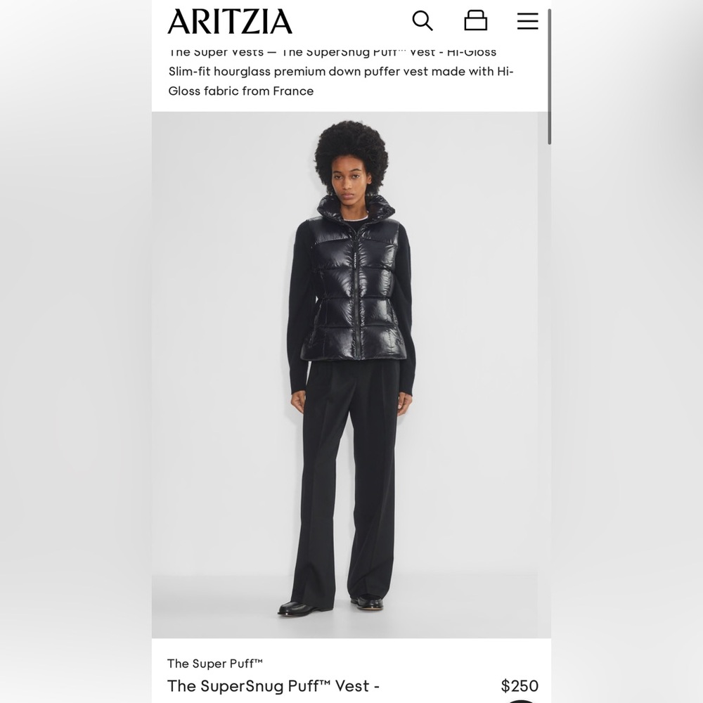 NWT ARITZIA PUFFER M